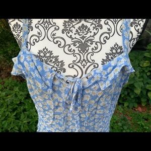 Forever 21 Plus Blue Daisy dress